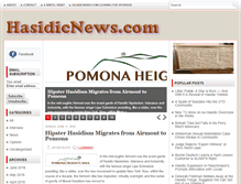 Tablet Screenshot of hasidicnews.com